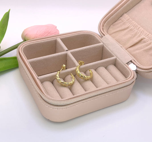 Roma  Hoops Earrings Sterling Silver 925