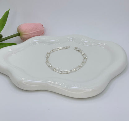 Anna Paperclip Chain Bracelet (5mm) Sterling Silver 925