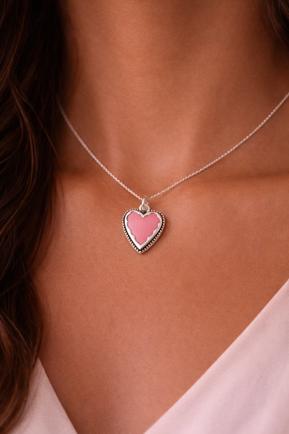 Valentina Heart Charm 925 Sterling Silver
