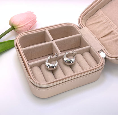 Luna Hoops Earrings Sterling Silver 925