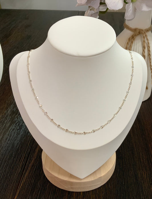 Trebol Chain Necklace Sterling Silver 925 - 18” & 20”