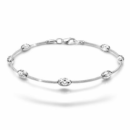 Viviana Bracelet Sterling Silver 925 7”