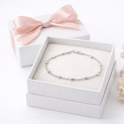 Silver Touch Bracelet Sterling Silver 925 7”
