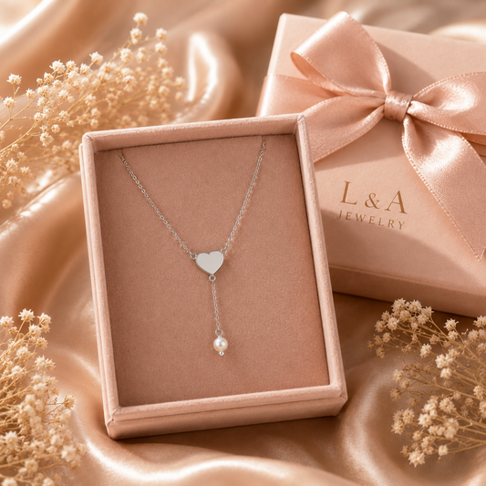 Grace Heart Necklace 925 Sterling Silver