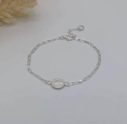 Saint Benito Paperclip  Bracelet