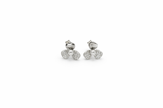 Bloom Pearl  Stud - Earring Sterling Silver 925