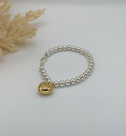 Golden Sweet Heart Bracelet