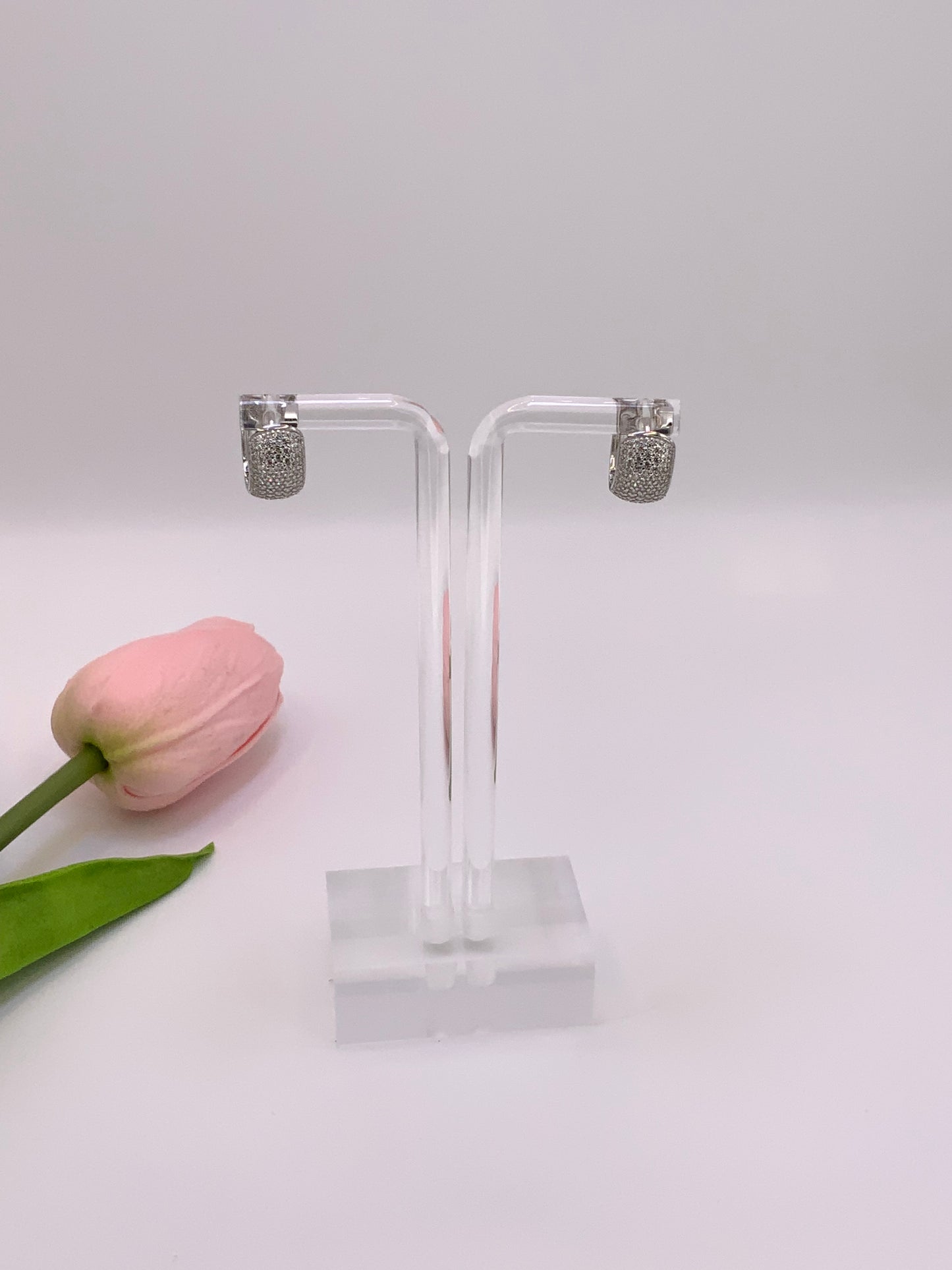 Glow Hoops Earrings Sterling Silver 925