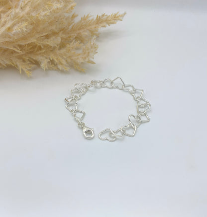 Abby Bracelet Heart Link