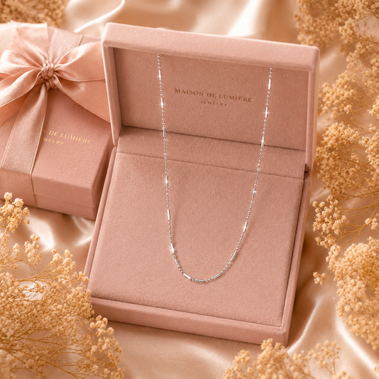 Punto y Coma Chain Necklace Sterling Silver 925