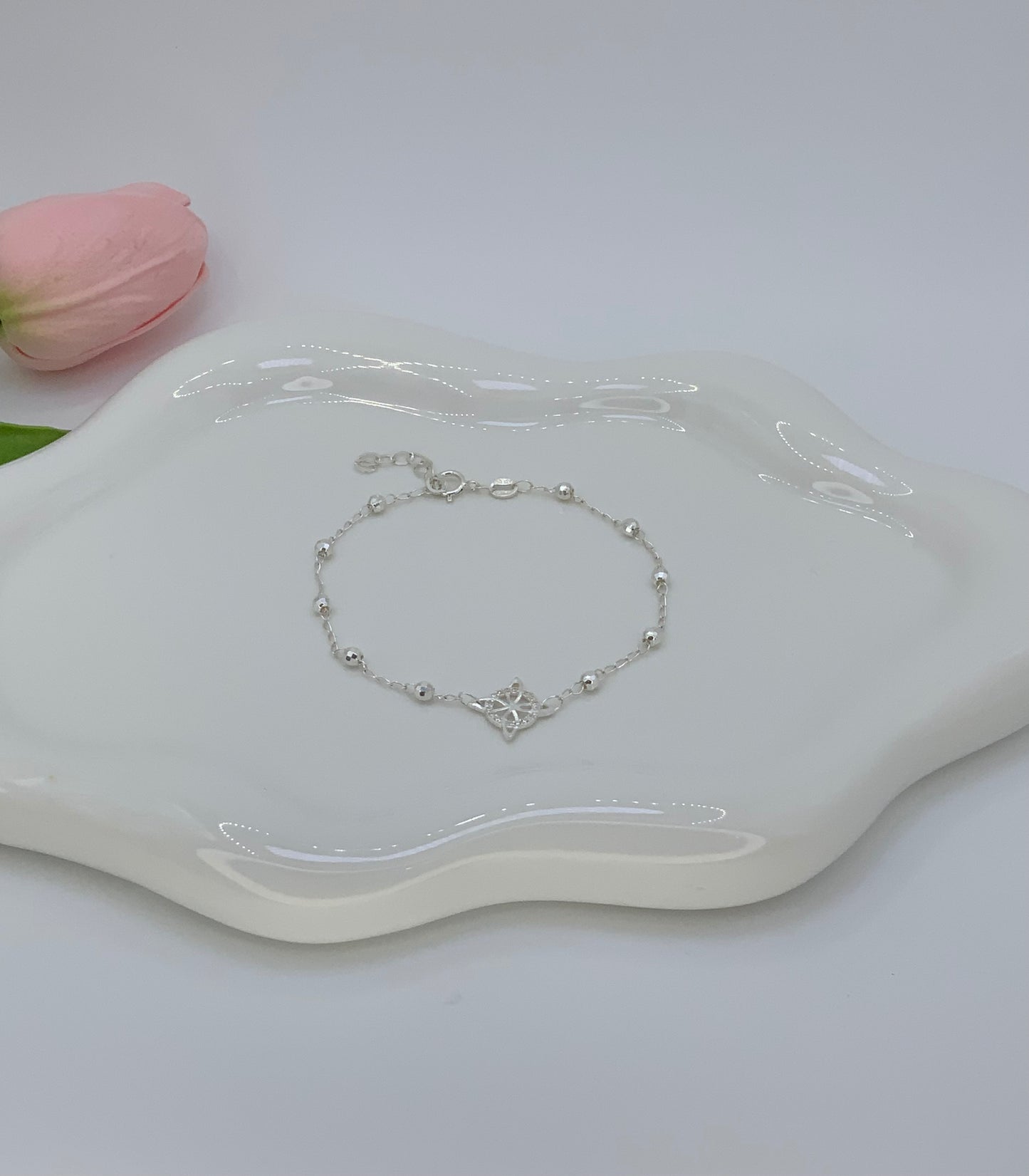 Nudo de Bruja Bracelet Sterling Silver 925 up to 8”