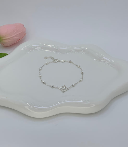 Nudo de Bruja Bracelet Sterling Silver 925 up to 8”