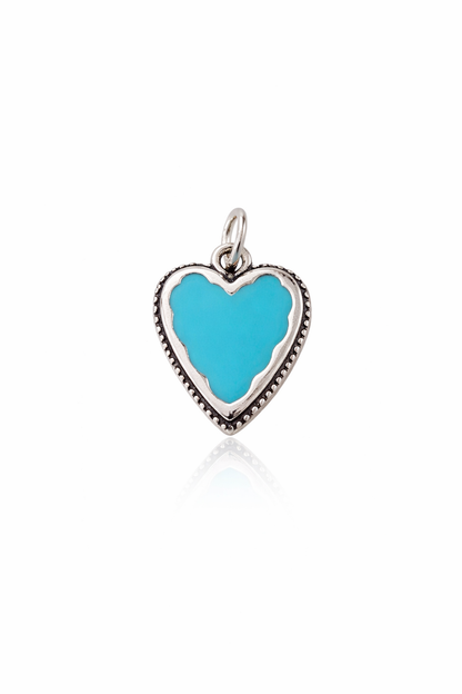 Valentina Heart Charm 925 Sterling Silver