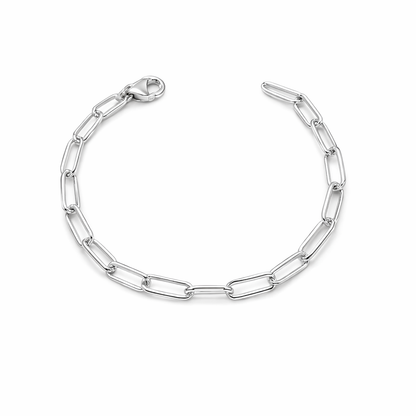 Paperclip Bracelet 3mm -Sterling Silver 926