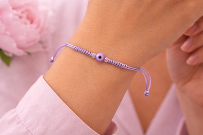 Evil Eye Aura Bracelet – Adjustable Protection Bracelet 925 SS