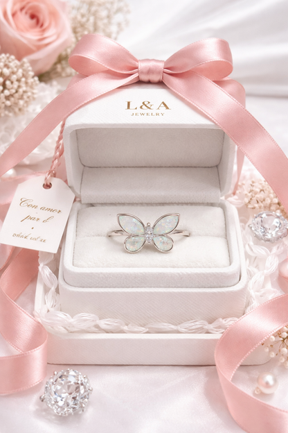 Lucia Opalo Ring 925 Sterling Silver