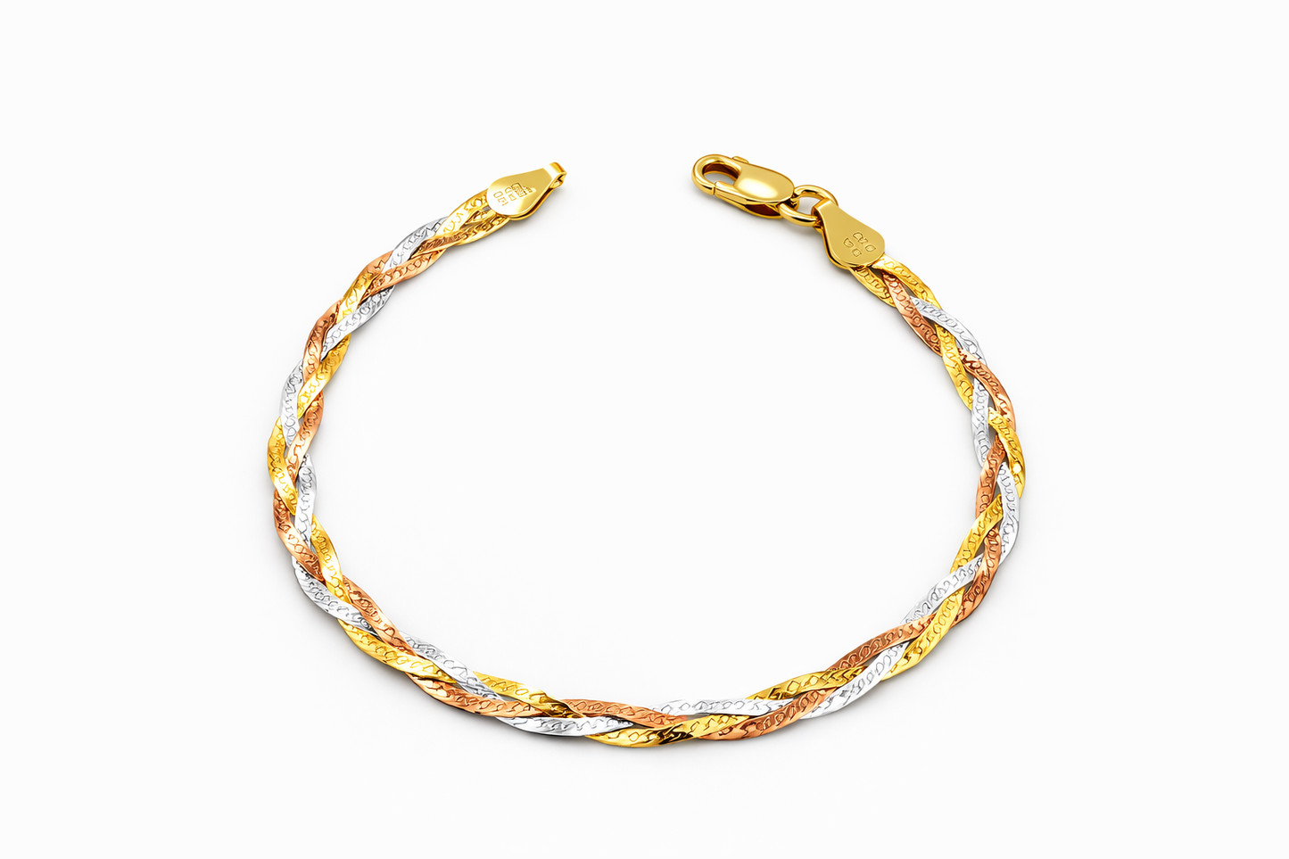 Amara Trinity Bracelet 925 Sterling Silver