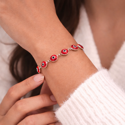 Evil Eye Bracelets Sterling Silver 925
