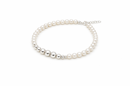 Aurora Pearl Bracelet - Sterling Silver 925