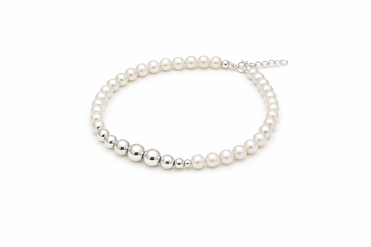 Aurora Pearl Bracelet - Sterling Silver 925