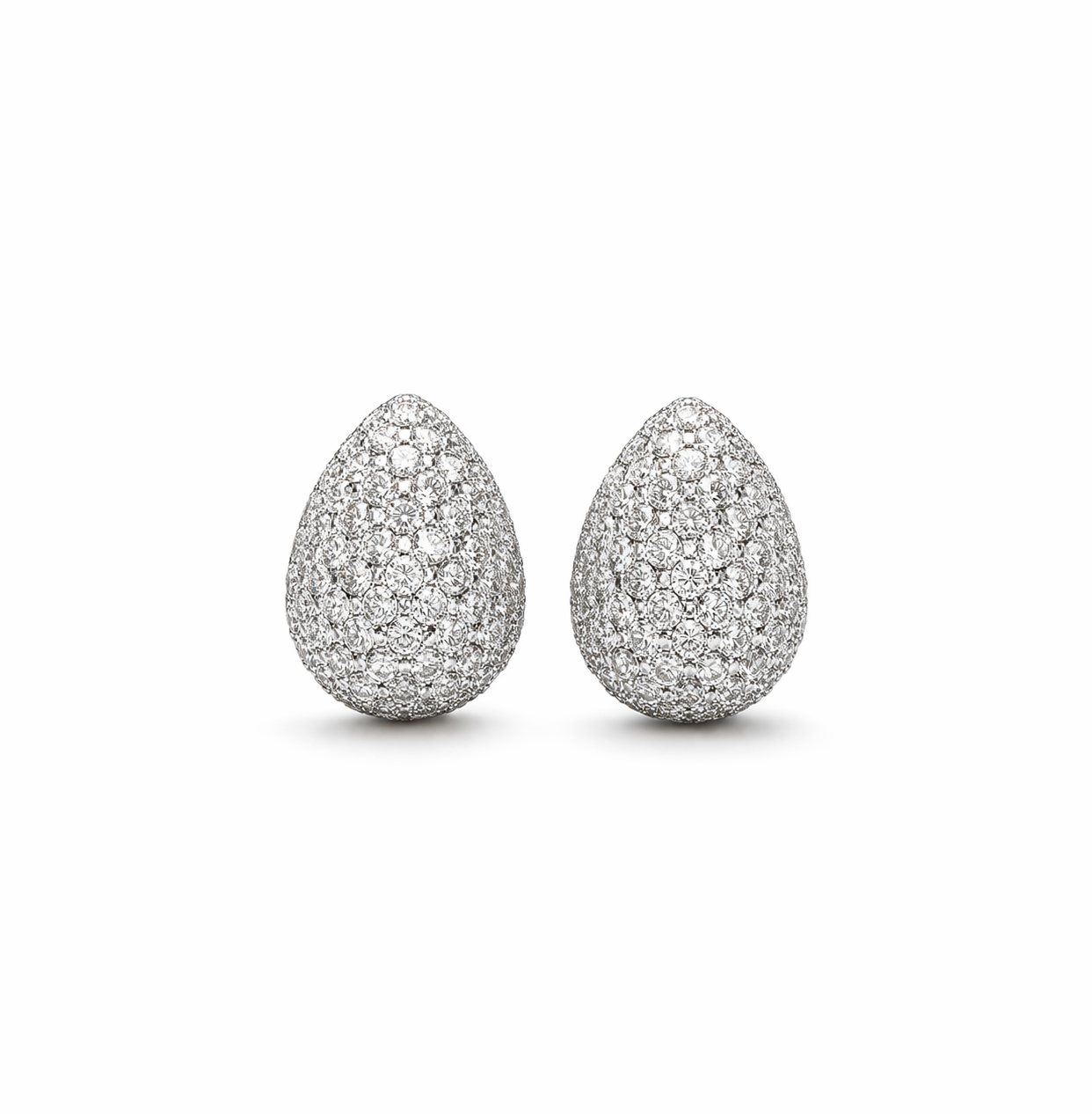 Radiance Drop Earrings – 925 Sterling Silver with Zirconia-10mm