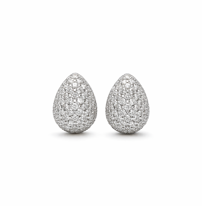 Radiance Drop Earrings – 925 Sterling Silver with Zirconia-10mm