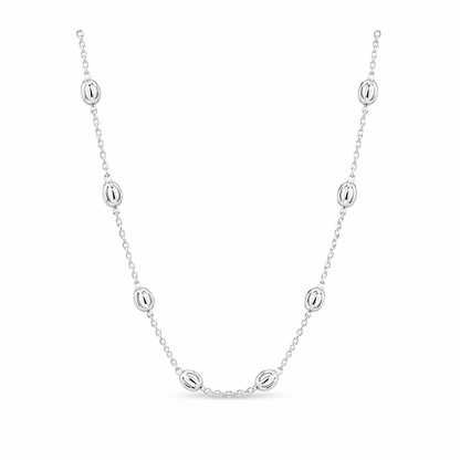 Viviana Chain Necklace Sterling Silver 925 - 18”