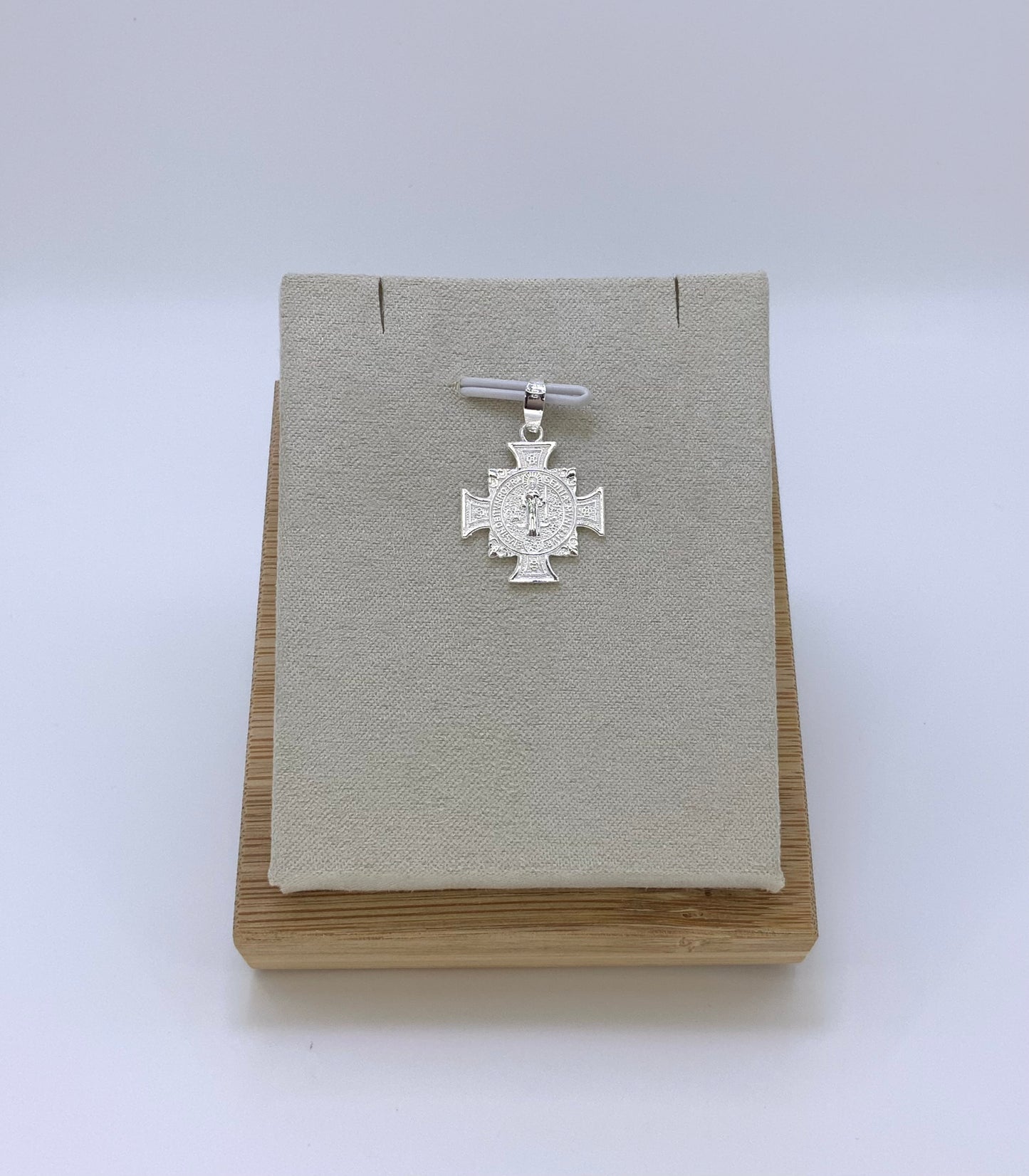 Saint Benedict Cross Pendant - Sterling Silver 925