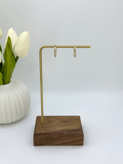 Vera Hoops Earrings Sterling Silver 925