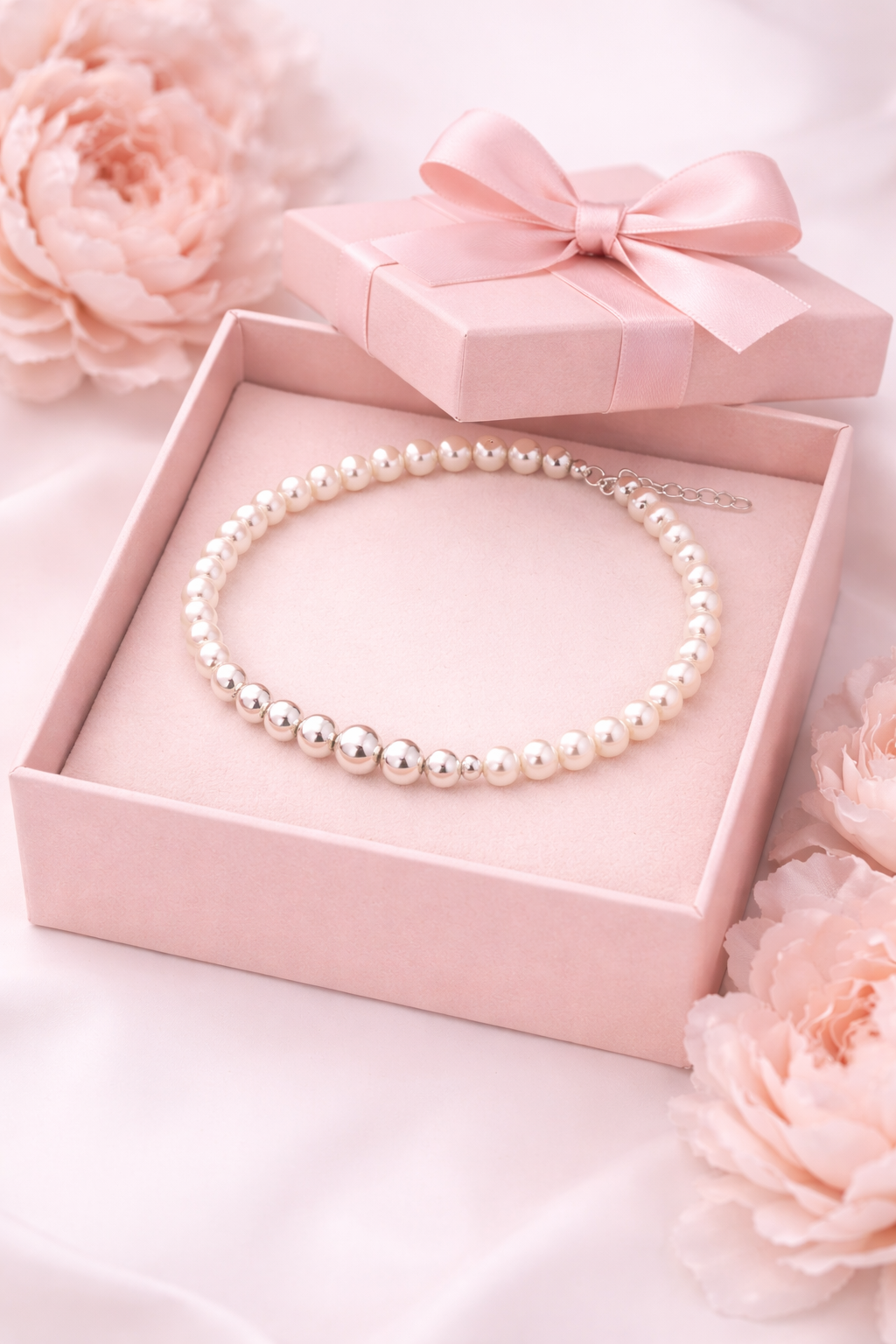 Aurora Pearl Bracelet - Sterling Silver 925