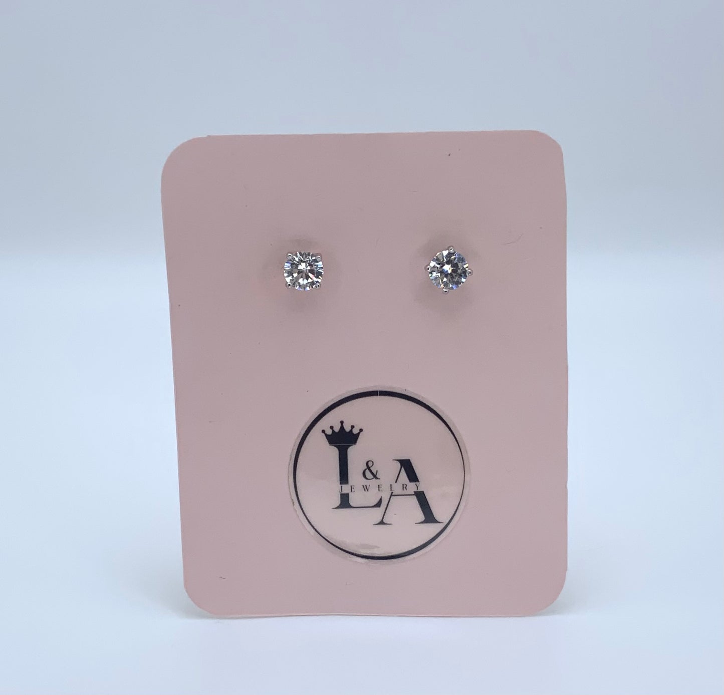 Alba Stud Earrings With Zc Sterling Silver