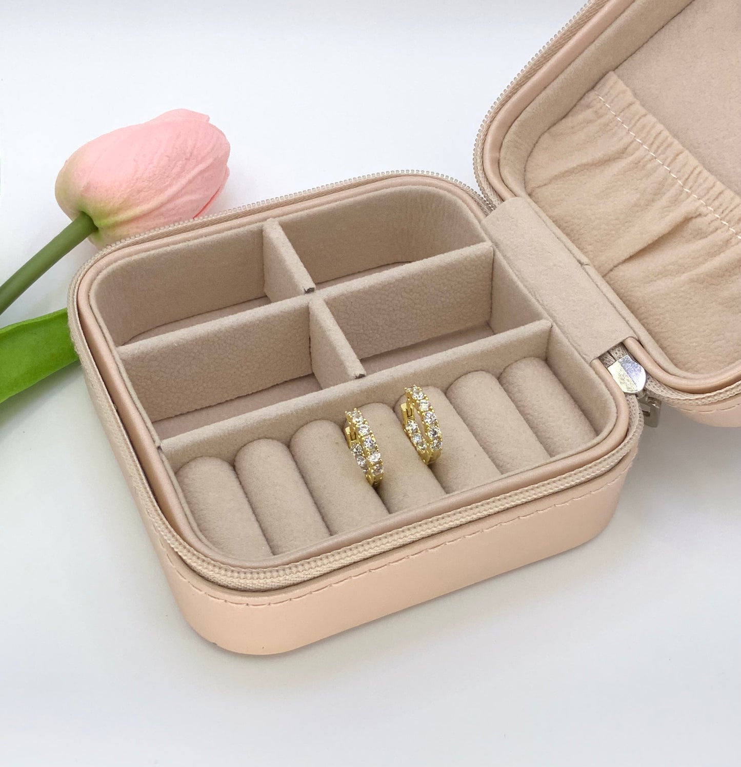 Vera Hoops Earrings Sterling Silver 925