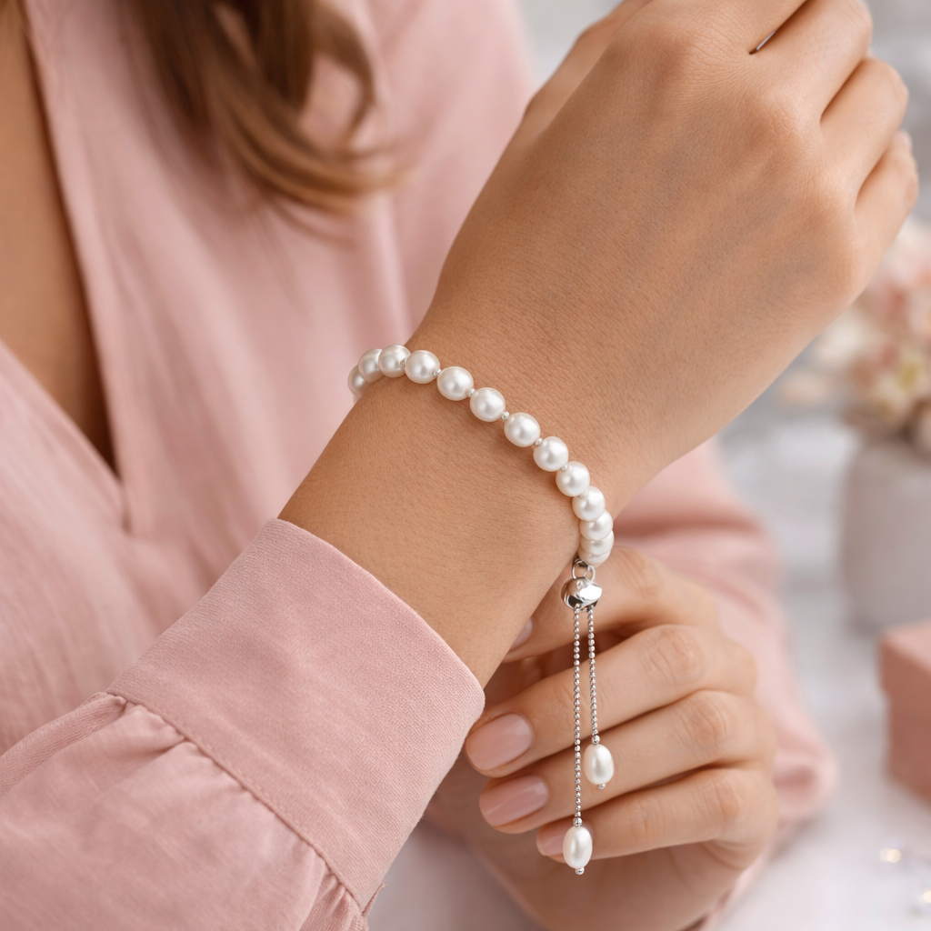 Pearls Bracelet Adjustable
