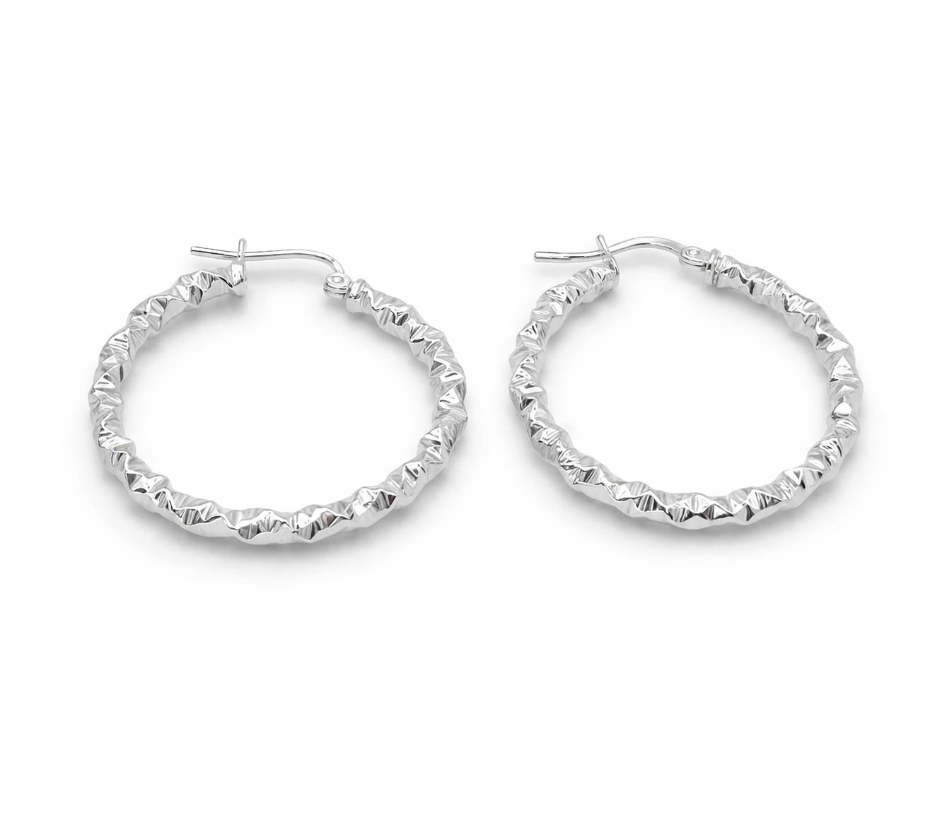 Galia Hoop Earrings  - Sterling Silver 925