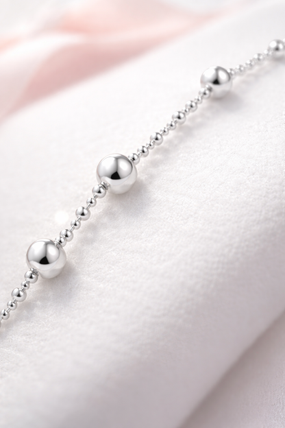 Pure Beads Bracelet Sterling Silver 925