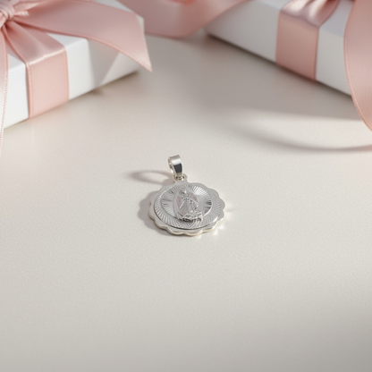 Our Lady of Guadalupe Medallion – 1 Inch | Sterling Silver 925