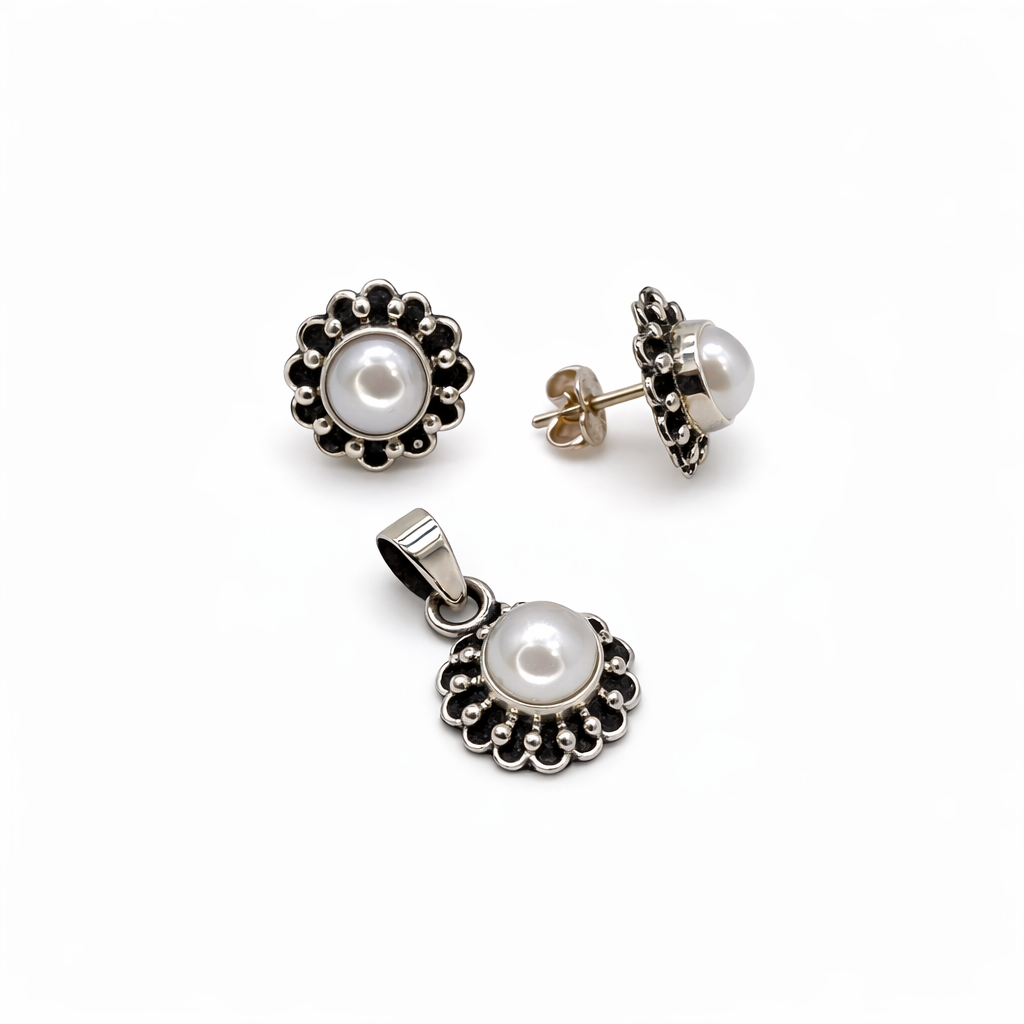 Set Perla Elegant  - Sterling Silver 925
