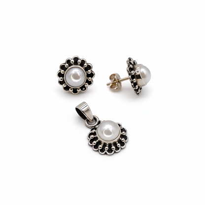 Set Perla Elegant  - Sterling Silver 925