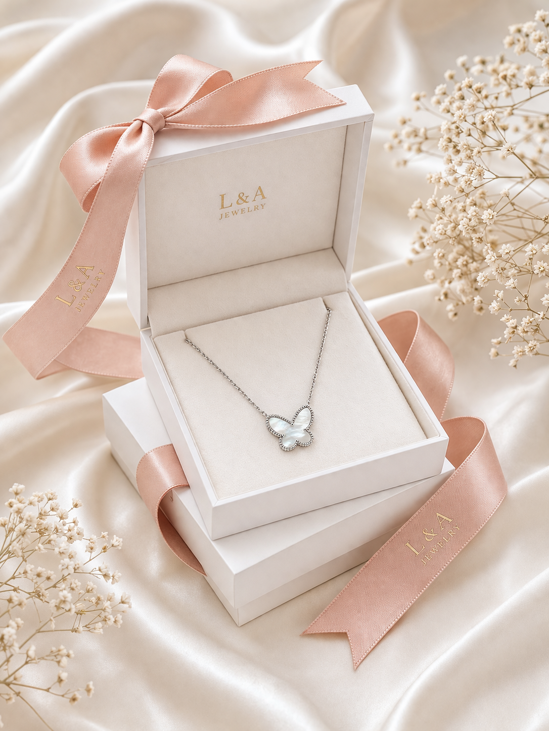 Mariposa Necklace Sterling Silver 925