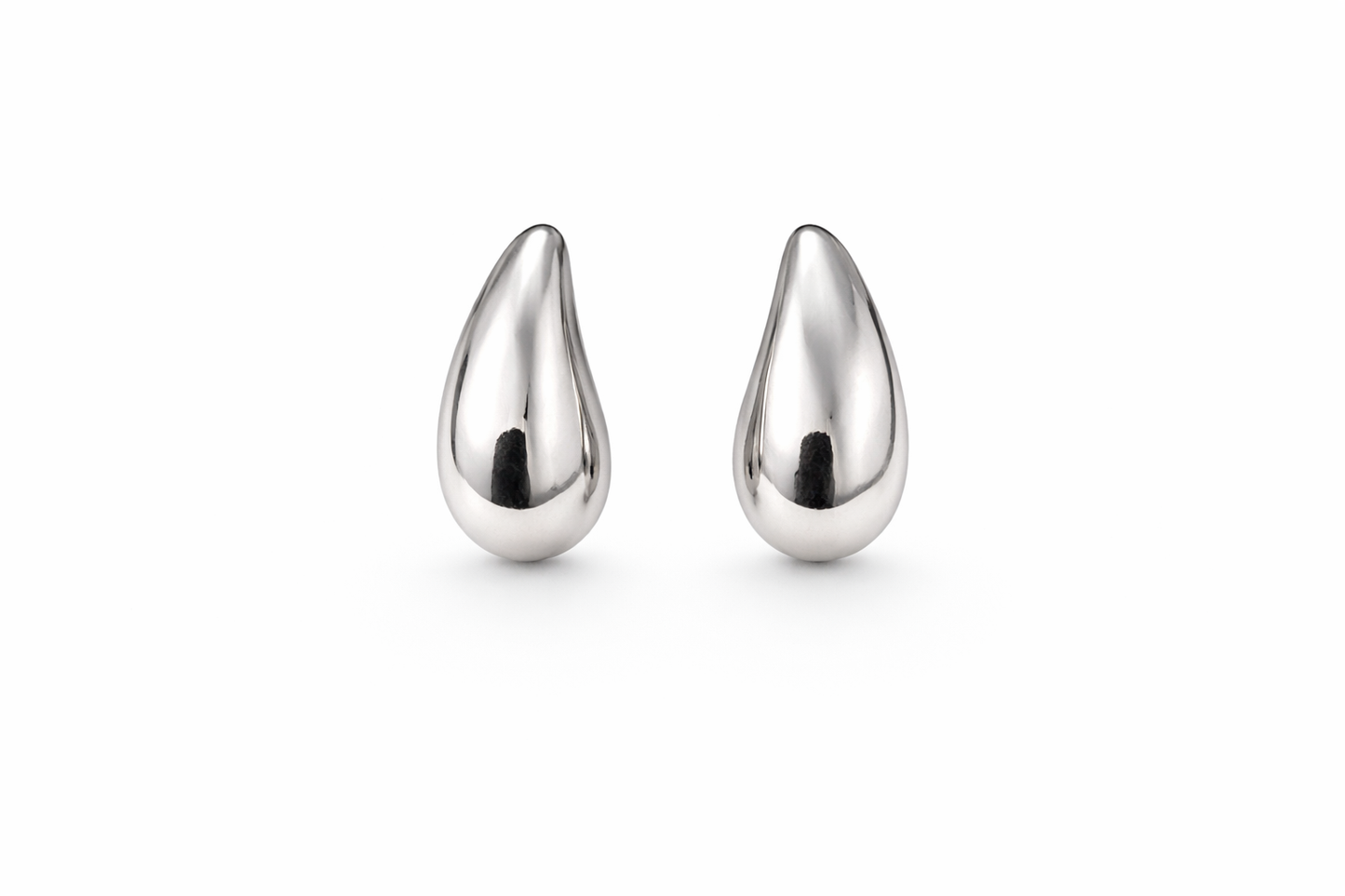Brenda ll Large Stud Earrings Sterling Silver 925