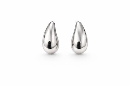 Brenda ll Large Stud Earrings Sterling Silver 925