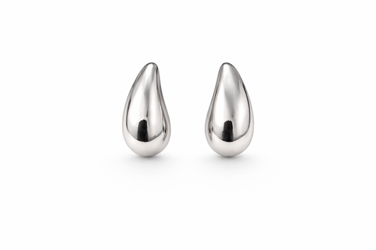 Brenda ll Large Stud Earrings Sterling Silver 925