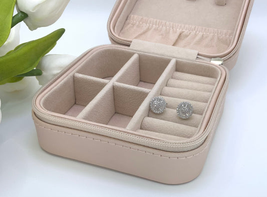 Pia Stud Earrings With Zc Sterling Silver 925,
