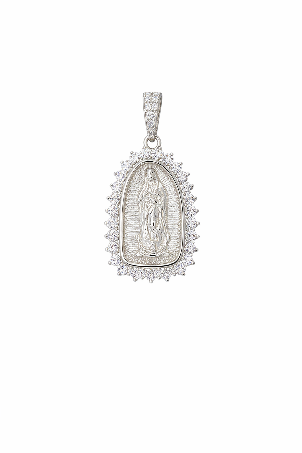 Our Lady of Guadalupe Pendant Sterling Silver 925