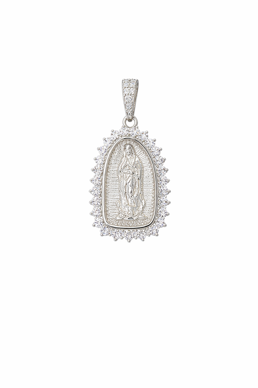 Our Lady of Guadalupe Pendant Sterling Silver 925