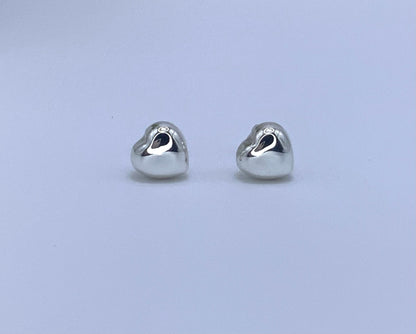 Janet Stud Earring Heart Shaped Sterling Silver 925