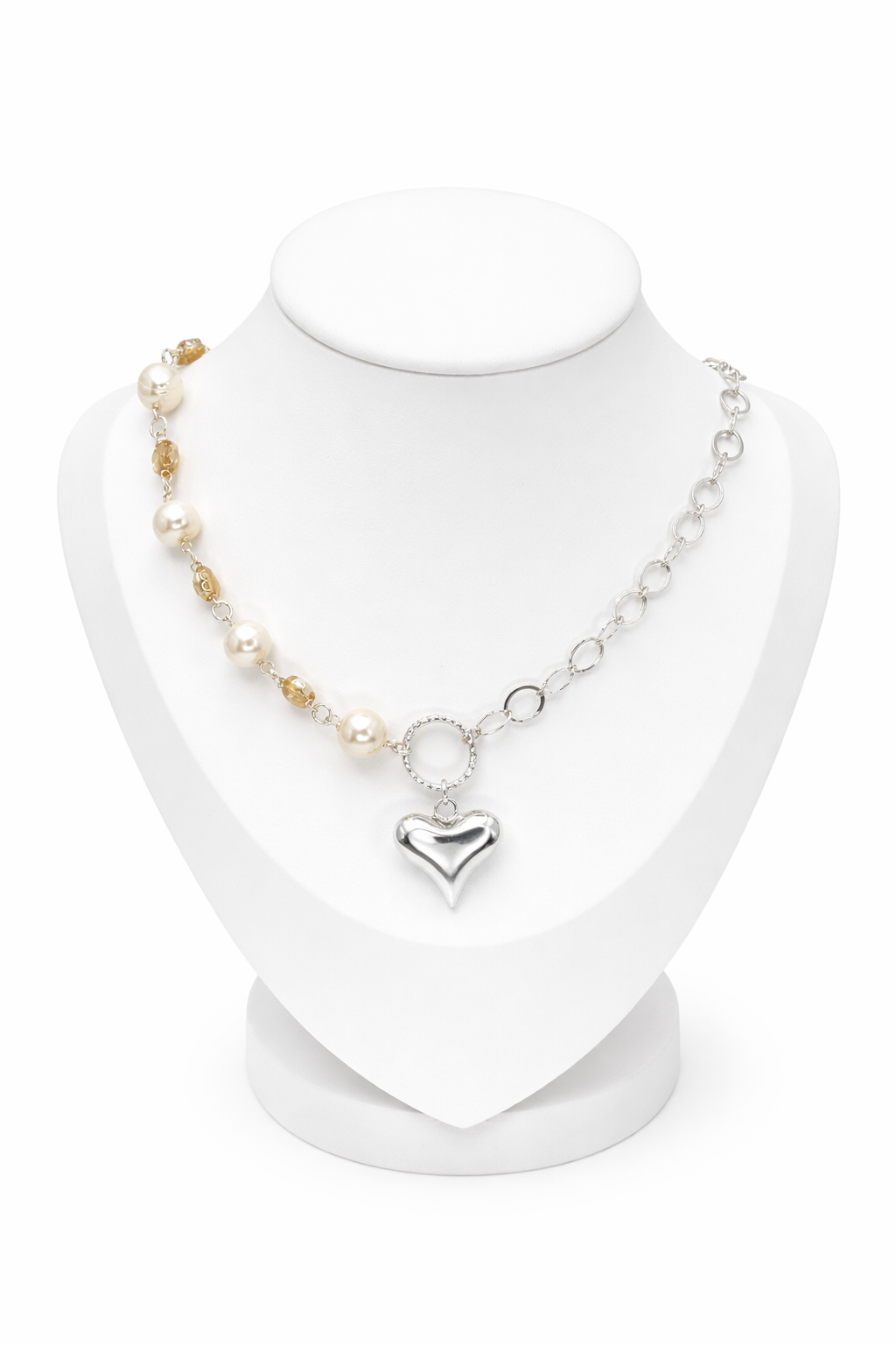 Amara Perla Necklace - Sterling Silver 925