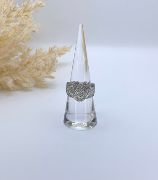 Heart Crystal Ring