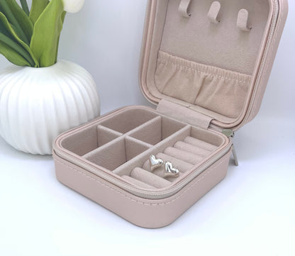 Giulia Stud Heart Earrings Sterling Silver925