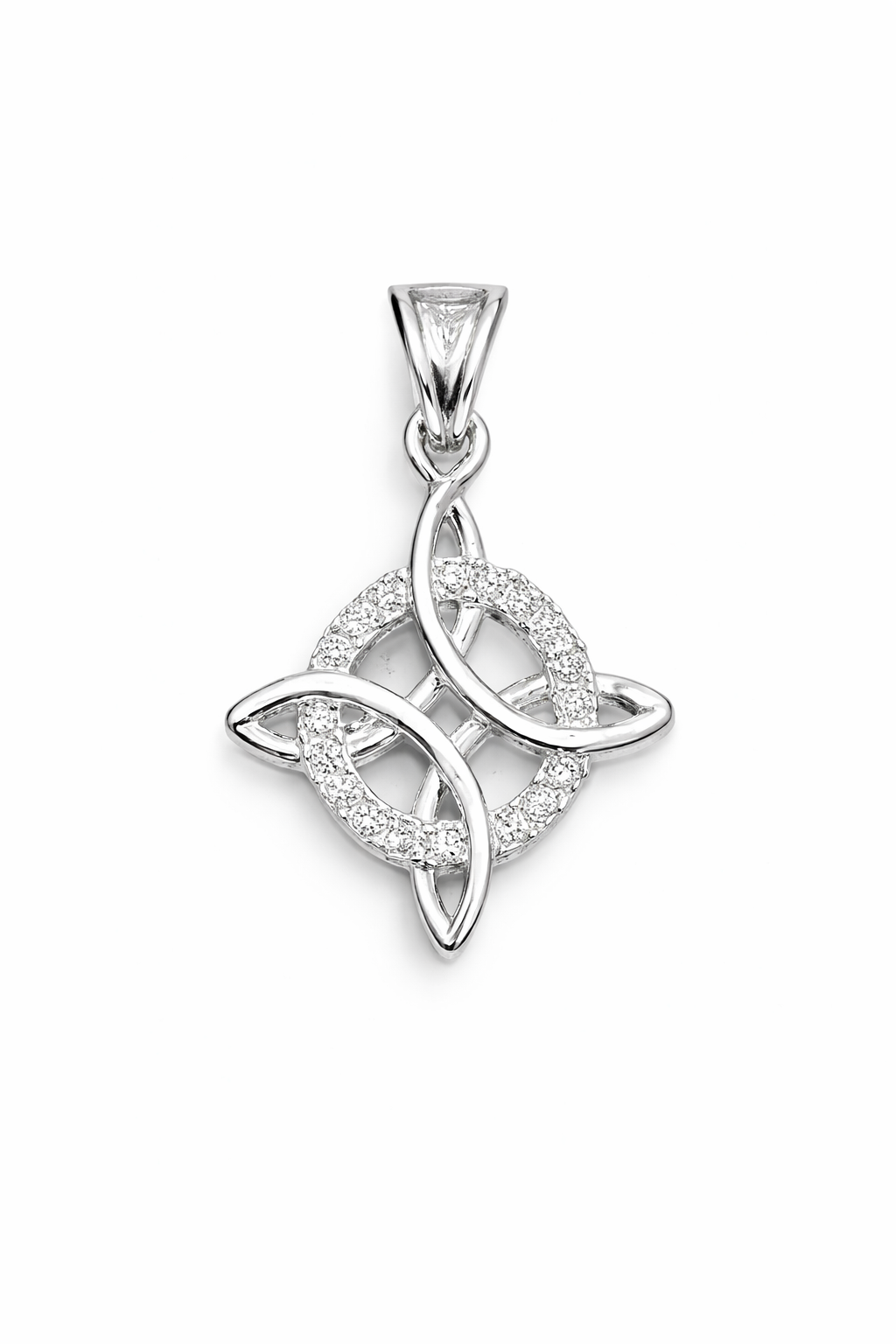 Witch's knot Pendant Sterling Silver 925-1.25”
